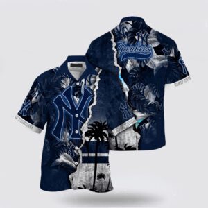 MLB New York Yankees Fan Hawaiian Shirt Sunglasses - Customized Design