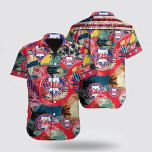 Personalized MLB Philadelphia Phillies Hawaiian Shirt – Perfect for Diehard Fans!