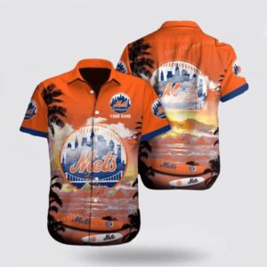 MLB New York Mets Custom Hawaiian Shirt – Surf in Style as a Fan!