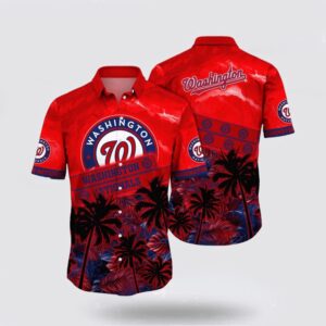 MLB Washington Nationals Hawaiian Shirt - Dive Into Tropical Fan Style!