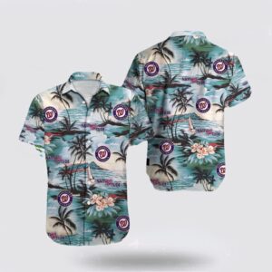 MLB Washington Nationals Hawaiian Shirt: Exotic Fan Outfit for Sea Breeze Fun