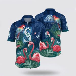 MLB Seattle Mariners Hawaiian Shirt - Perfect Summer Style for Fans