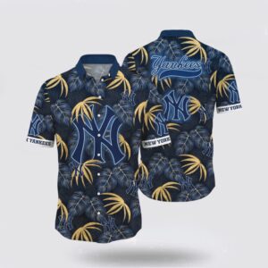 MLB New York Yankees Hawaiian Shirt: Turn Heads on the Beach with Fan-Favorite Style