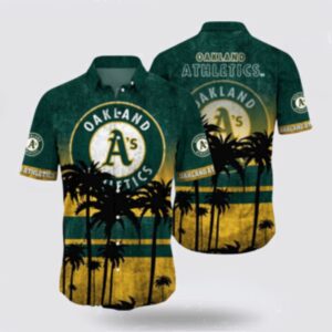 MLB Oakland Athletics Hawaiian Shirt: Tropical Elegance for Stylish Fans