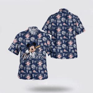 MLB New York Yankees Hawaiian Shirt – Surf in Style with Cool Beach Outfits for Fans