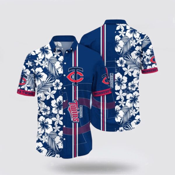 MLB Minnesota Twins Hawaiian Shirt: Stylish Coastal Fan Outfit for Beach Catwalk