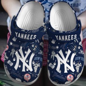 MLB New York Yankees Clog-Shoes Crocband Clogs Shoes For Men Women Fans