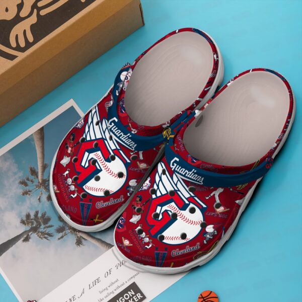 MLB Cleveland Guardians Clog-Shoes Crocband Clogs Shoes For Men Women Fans