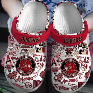 MLB Arizona Diamondbacks Clog-Shoes Crocband Clogs Shoes For Men Women Fans