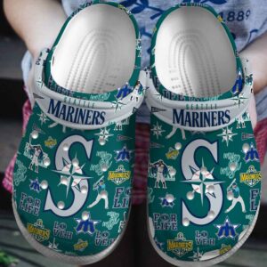 MLB Seattle Mariners Clog-Shoes Crocband Clogs Shoes For Men Women Fans