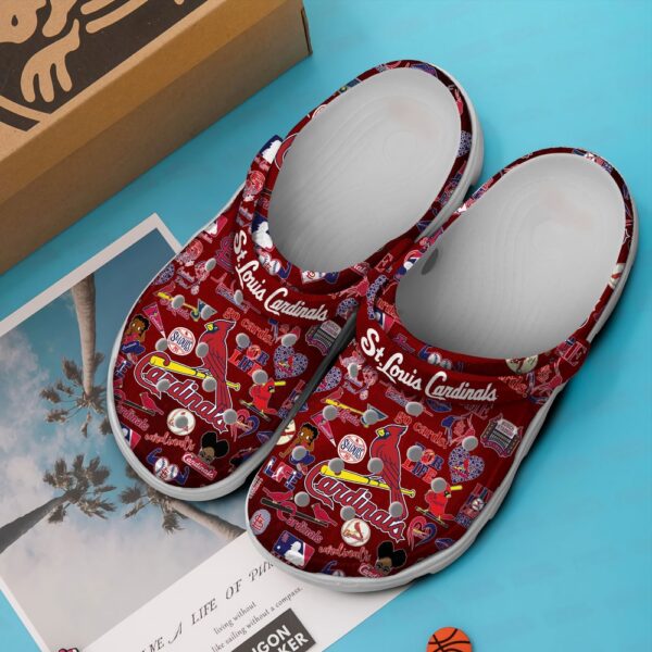 MLB St. Louis Cardinals Clog-Shoes Crocband Clogs Shoes Comfortable For Men Women and Kids