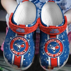 MLB Toronto Blue Jays Clog-Shoes Clog Shoes Red Blues MLB For Fans