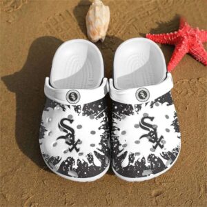 MLB Chicago White Sox Clog-Shoes Crocband Clog Comfortable For Fans