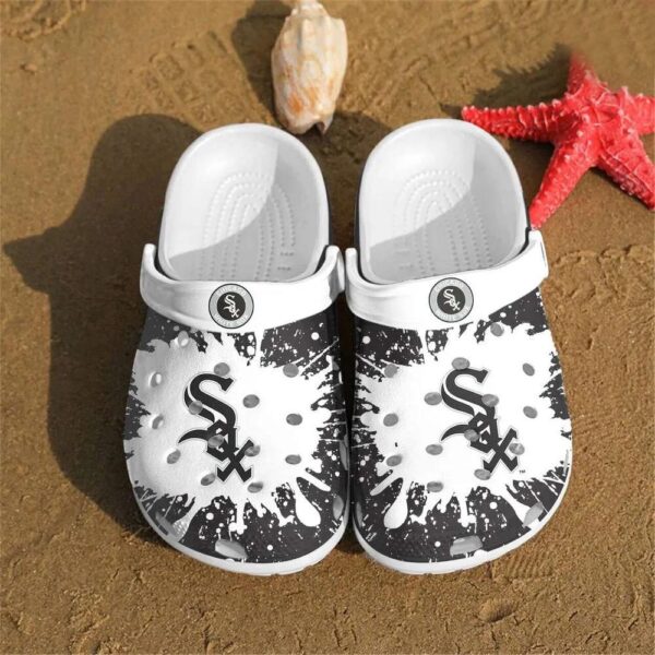 MLB Chicago White Sox Clog-Shoes Crocband Clog Comfortable For Fans