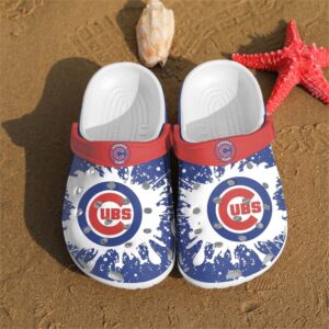 MLB Chicago Cubs Clog-Shoes Clog Big Logo Teams For Fan Baseball