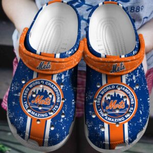 MLB New York Mets Clog-Shoes Clog 1969 World Champions The Amazing Mets For Fan Baseball