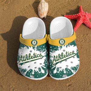 MLB Oakland Athletics Clog-Shoes Clog Green For Fan Baseball