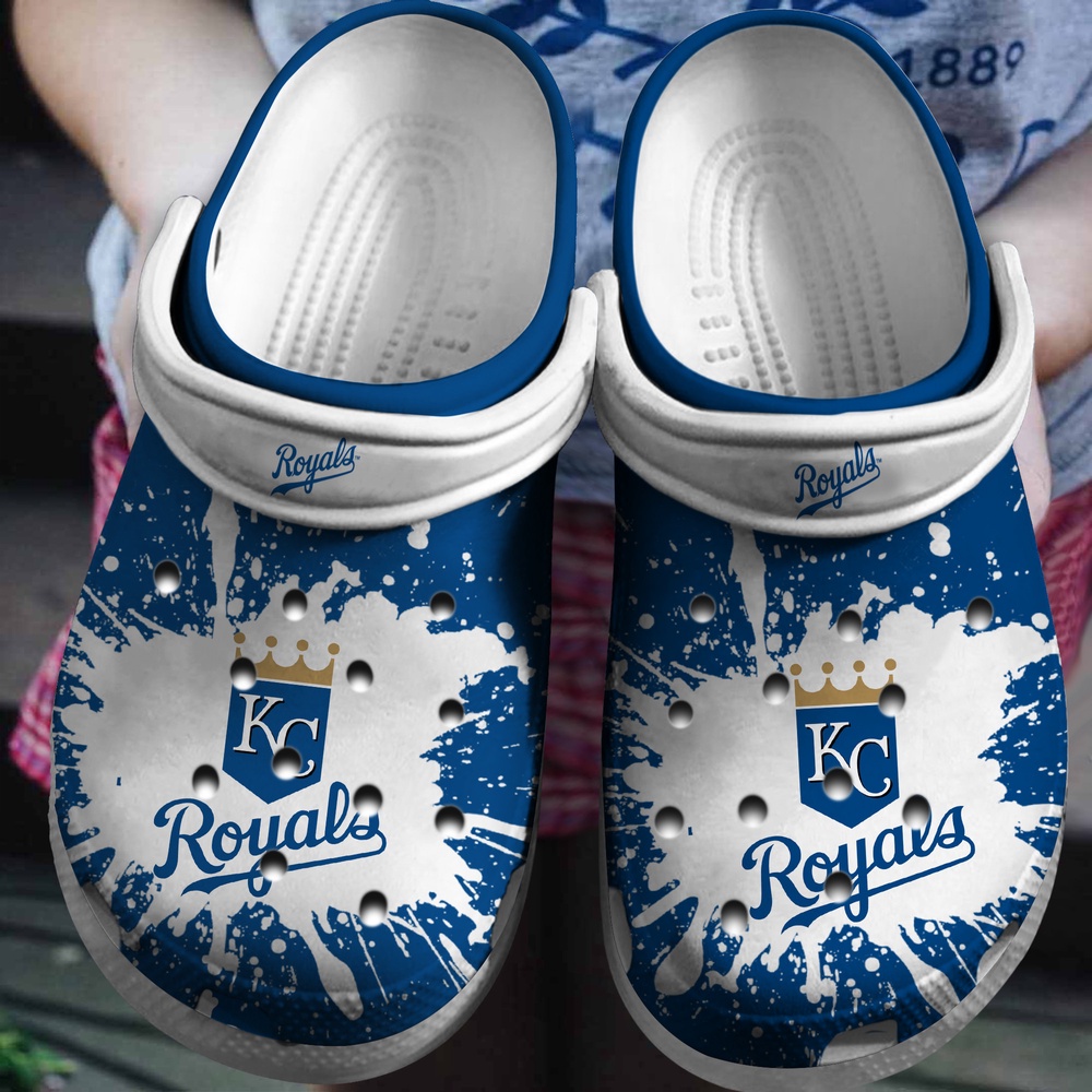 MLB Kansas City Royals Clog-Shoes Clog For Fan Baseball MLB Kansas City Royals Clog-Shoes Clog For Fan Baseball