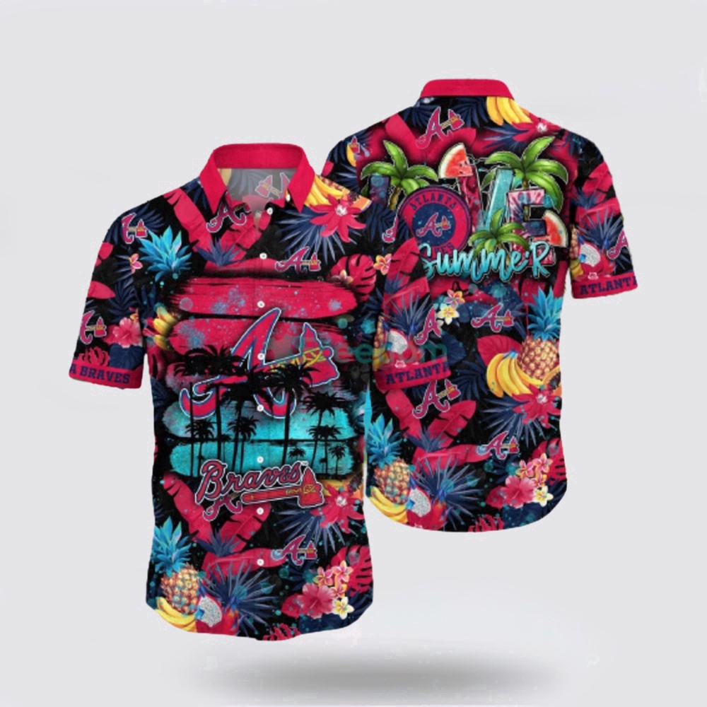 MLB Atlanta Braves Hawaiian Shirt: Embrace Summer Style for Fans MLB Atlanta Braves Hawaiian Shirt: Embrace Summer Style for Fans