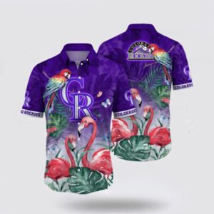 MLB Colorado Rockies Hawaiian Shirt: Embrace Aloha Spirit!