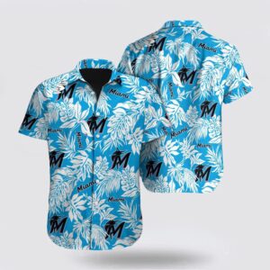 Official MLB Miami Marlins Hawaiian Shirt – Tropical Fan Favorite!