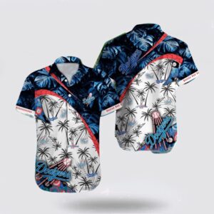 Los Angeles Dodgers Hawaiian Shirt - Dive into Ocean Vibes in Unique Tropical Style