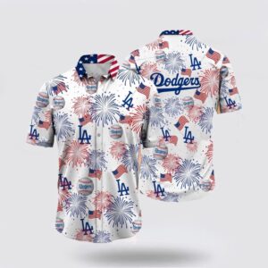 MLB Los Angeles Dodgers Hawaiian Shirt: Tropical Fashion for Summer Fans