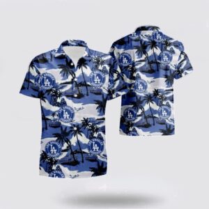 MLB Los Angeles Dodgers Hawaiian Shirt: Exotic Fan Apparel with Palm Design