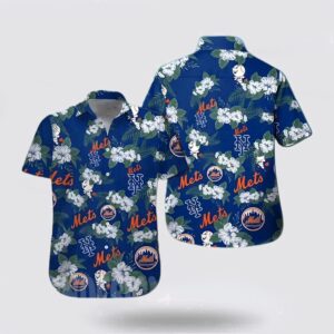 MLB New York Mets Hawaiian Shirt: Coastal Fashion for Fans!