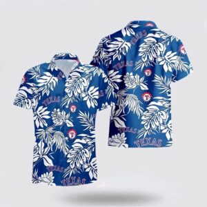 MLB Texas Rangers Hawaiian Shirt: Surf in Style with Super Cool Fan Gear