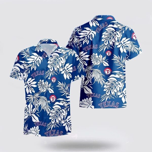 MLB Texas Rangers Hawaiian Shirt: Surf in Style with Super Cool Fan Gear