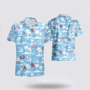 MLB St Louis Cardinals Hawaiian Shirt: Exotic Fan Clothing with Palm Design