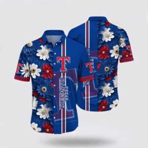 MLB Texas Rangers Hawaiian Shirt: Embrace Tropical Fan Fashion!