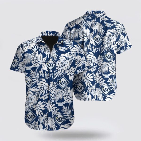 Tampa Bay Rays Hawaiian Shirt with Palm Leaf Pattern – Official MLB Fan Gear