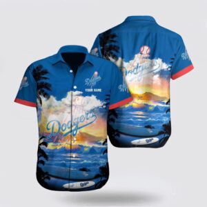 Los Angeles Dodgers Hawaiian Shirt Set - Personalized MLB Fan Gear
