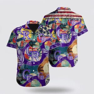 MLB Colorado Rockies Custom Hawaiian Shirt - Dive into Tropical Fan Style!