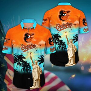 MLB Baltimore Orioles Hawaii Shirt: Sunrise to Sunset for Stylish Fans