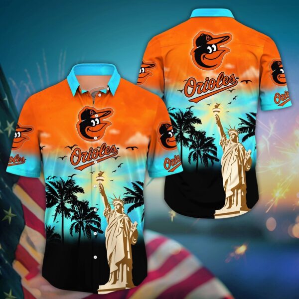 MLB Baltimore Orioles Hawaii Shirt: Sunrise to Sunset for Stylish Fans