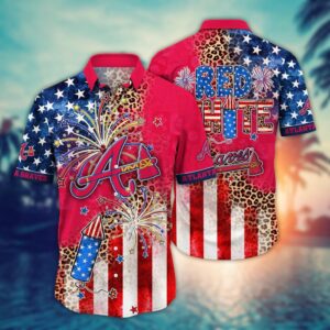 MLB Atlanta Braves Hawaii Shirt Independence Day Aloha - Perfect for Fans!