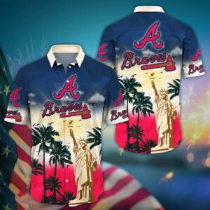 MLB Atlanta Braves Hawaii Shirt: Sunrise to Sunset for Stylish Fans!