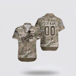 Los Angeles Dodgers Hawaiian Shirt Camo Veteran Fan MLB Gear