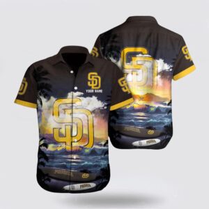 MLB San Diego Padres Hawaiian Shirt Set – Free Your Fan Spirit!