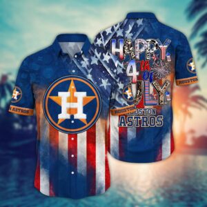 MLB Houston Astros Independence Day Hawaiian Shirt – Trendy Top for Cool Fans