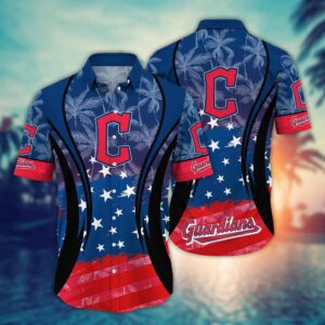 MLB Cleveland Guardians Hawaiian Shirt: Vibrant Aloha for Cool Fans