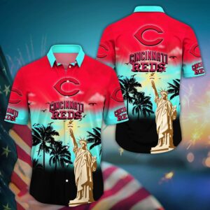 MLB Cincinnati Reds Hawaii Shirt: Sunrise to Sunset Style for Cool Fans
