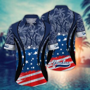 MLB New York Yankees Hawaiian Shirt: Vibrant Aloha for Stylish Fans!