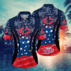 MLB Minnesota Twins Hawaiian Shirt: Vibrant Aloha for Cool Fans