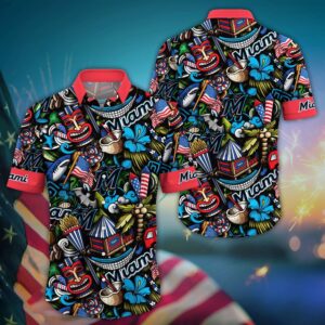 MLB Miami Marlins Aloha Shirt: Vibrant Hawaii Design for Cool Fans