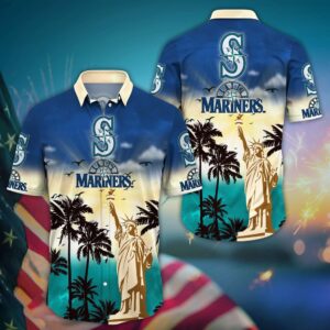 MLB Seattle Mariners Hawaii Shirt: Sunrise to Sunset for Stylish Fans