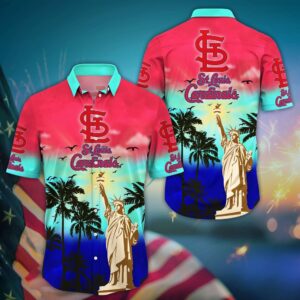 MLB St Louis Cardinals Hawaii Shirt: Sunrise To Sunset Cool Fan Gear